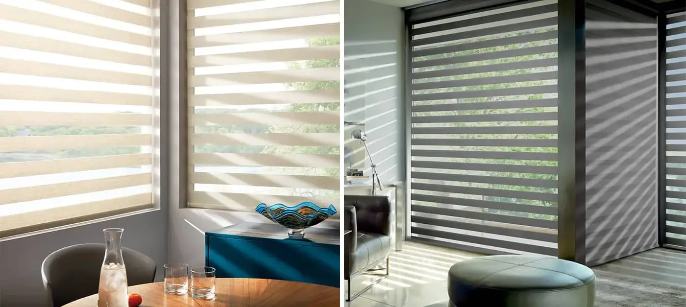 Designer Banded Shades